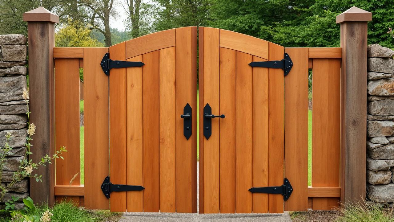 How can I decorate a garden fence?